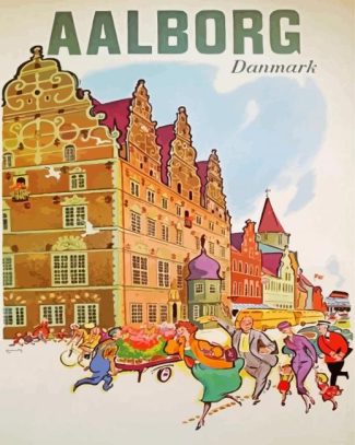 Aalborg Denmark Poster Diamond Paintings