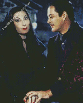 Aesthetic Gomez And Morticia Diamond Paintings