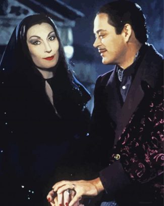 Aesthetic Gomez And Morticia Diamond Paintings