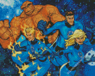 Aesthetic The New Fantastic Four Diamond Paintings