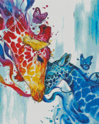 Colorful Giraffe Diamond Paintings