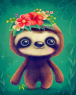 Cute Baby Sloth Diamond Paintings