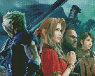 Final Fantasy VII Characters Diamond Paintings