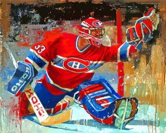 Hockey Goalie Art Diamond Paintings