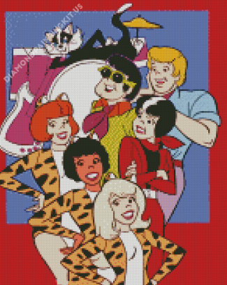 Josie And The Pussycats Cartoon Diamond Paintings