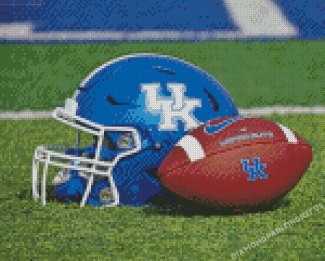 Kentucky Wildcats Football Helmet Diamond Paintings