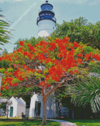 Key West Lighthouse Art Diamond Paintings