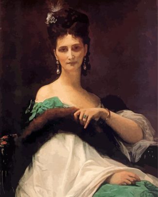 La Comtesse De Keller Alexandre Cabanel Diamond Paintings