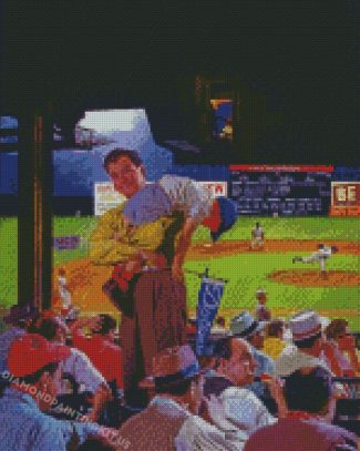 Norman Rockwell Baseball Diamond Paintings