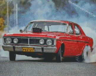 Red Xy Ford Falcon Diamond Paintings
