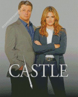 Rick Castle And Kate Beckett From Castle Diamond Paintings