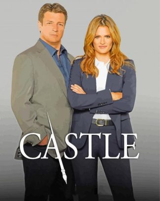 Rick Castle And Kate Beckett From Castle Diamond Paintings