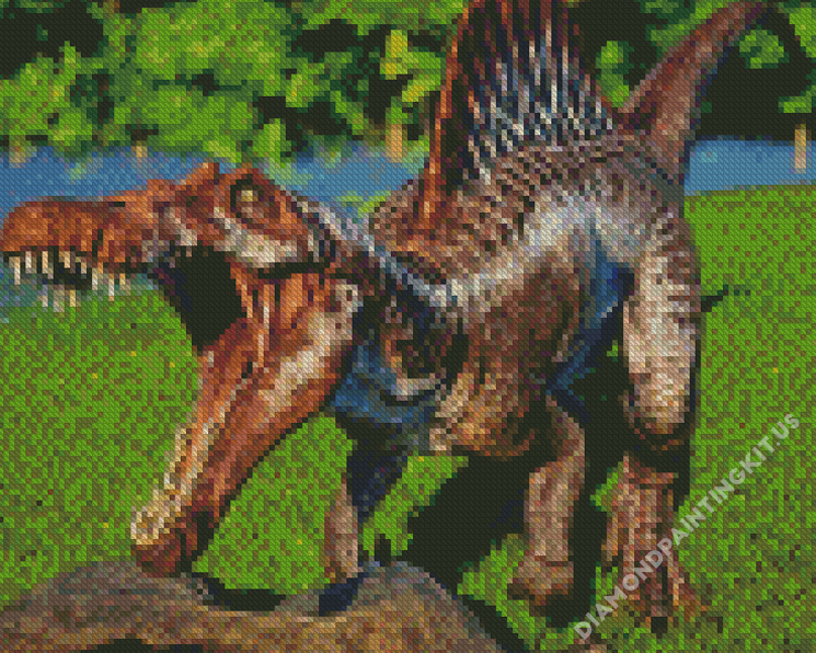 Spinosaurus Dinosaur - 5D Diamond Paintings - Diamond Painting Kit USA