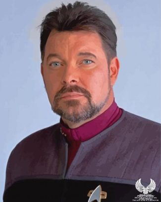 Star Trek Commander Riker Diamond Paintings