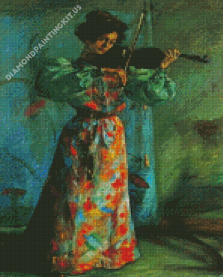 The Violinist Lovis Corinth Diamond Paintings