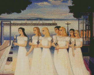 The Wise Virgins Paul delvaux Diamond Paintings