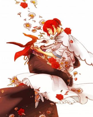 The Ancient Magus Bride Characters Art Diamond Paintings