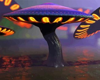 Aesthetic Fantasy Mushroom Diamond Paintings