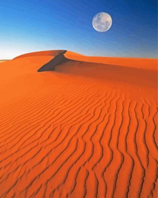 Aesthetic Moon Desert Diamond Paintings