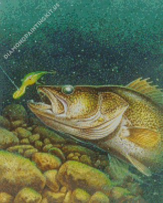 Aesthetic Walleye Fishing Diamond Paintings