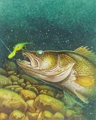 Aesthetic Walleye Fishing Diamond Paintings