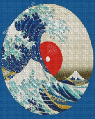 Vinyl Record Wave Diamond Paintings