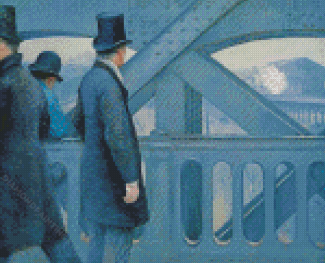 A View From The Bridge By Caillebotte Diamond Paintings