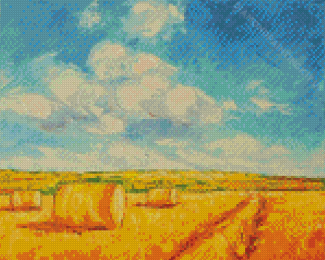 Abstract Countryside Field Diamond Paintings