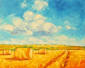 Abstract Countryside Field Diamond Paintings