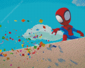 Aesthetic Spidey And His Amazing Friends Diamond Paintings