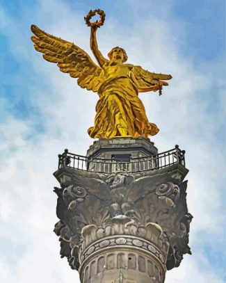 Angel Of Independence Mexico Diamond Paintings