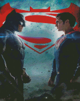 Batman vs Superman Diamond Paintings