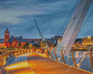 Derry The Peace Bridge Diamond Paintings