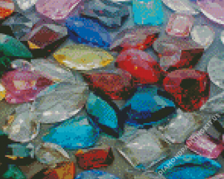 Glass Stones Diamond Paintings