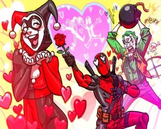 Joker Harley Quinn Deadpool Diamond Paintings