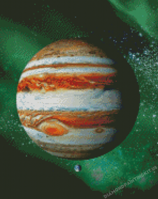 Jupiter And Earth Diamond Paintings