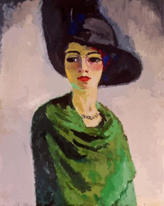 Lady In A Black Hat Kees Van Dongen Diamond Paintings