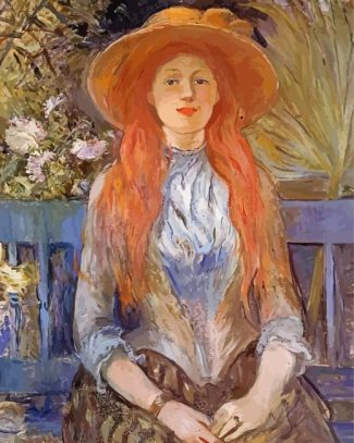 On A Bench By Berthe Morisot Diamond Paintings