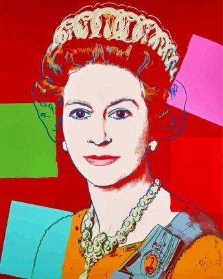 Queen Elizabeth Andy Warhol Diamond Paintings