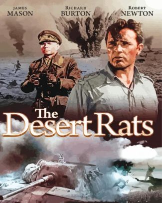 The Desert Rats War Movie Poster Diamond Paintings