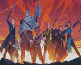 The Legend Of Vox Machina Characters Diamond Paintings