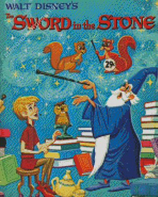 Walt Disney The Sword In The Stone Diamond Paintings