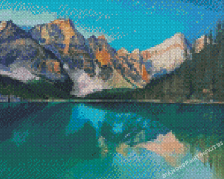 Abstract Lake Louise Canada Diamond Paintings