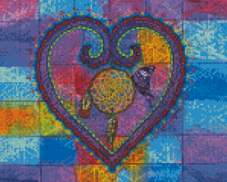 Aesthetic Sacred Heart Mandala Diamond Paintings