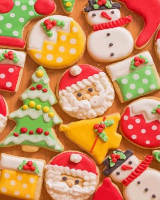 Aesthetic Christmas Cookies Diamond Paintings