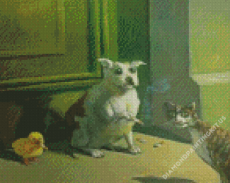 Animals Smoking By Michael Sowa Diamond Paintings