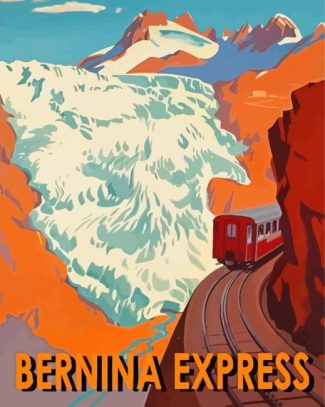 Bernina Express Poster Diamond Paintings
