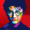 Colorful Harry Potter Face Pop Art Diamond Paintings