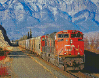 CNR Train Diamond Paintings