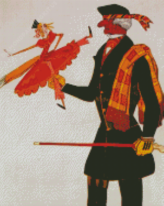 Costume For The Englishman by Leon Bakst Diamond Paintings